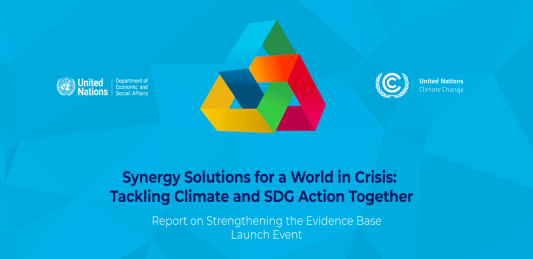 Governments must seek win-win synergies by tackling climate and sustainable development crises toget...